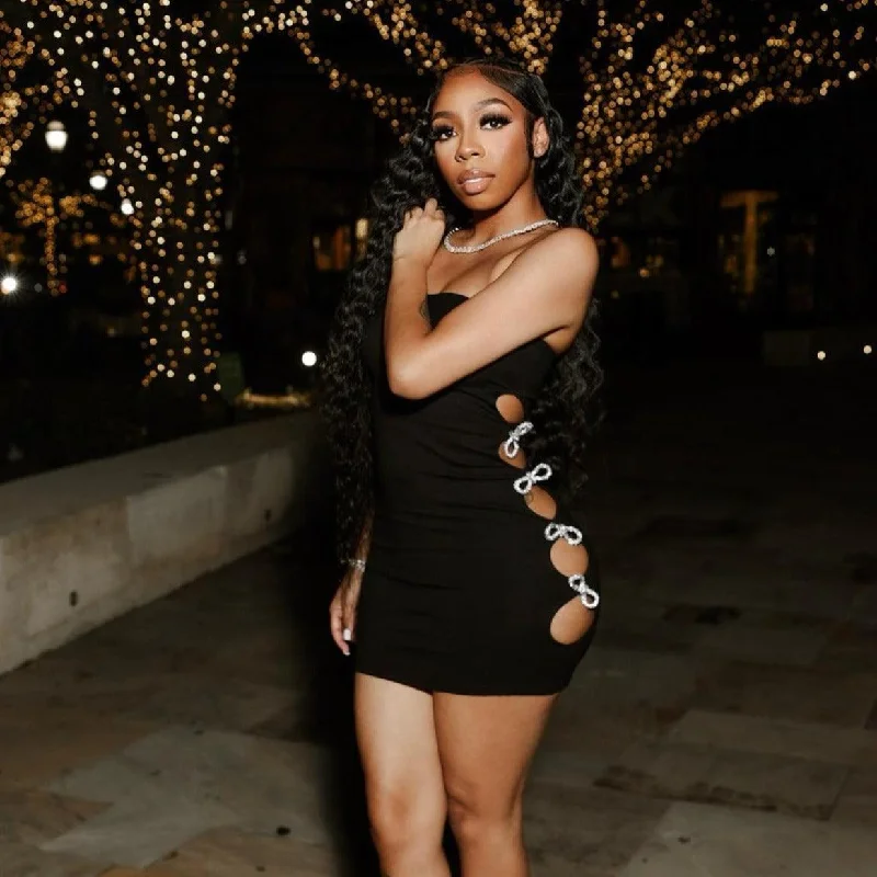 Can't Resist Bow Embellished Mini Dress Elegant Tulle Mini Dress