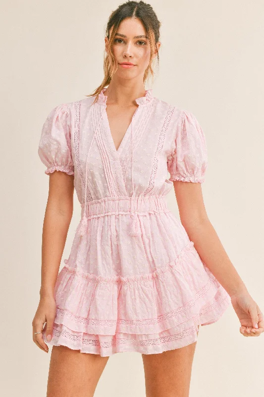 Charms Mini Dress Cozy Ruched Mini Dress