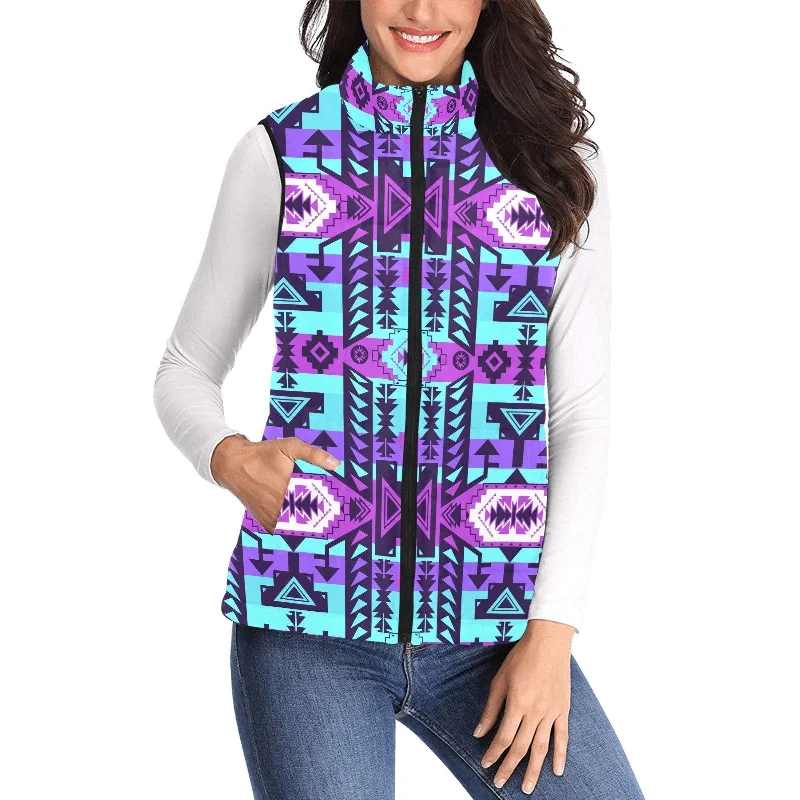 Chiefs Mountain Moon Shadow Women's Padded Vest Jacket V-Neck Jacket Boat Neck Jacket Square Neck Jacket Chiefs Mountain Moon Shadow Women's Padded Vest Jacket V-Neck Jacket Boat Neck Jacket Square Neck Jacket