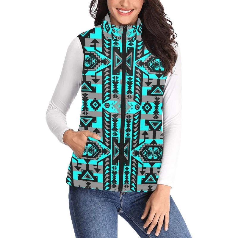 Chiefs Mountain Sky Women's Padded Vest Jacket Anorak Shell Jacket Lightweight Jacket Chiefs Mountain Sky Women's Padded Vest Jacket Anorak Shell Jacket Lightweight Jacket