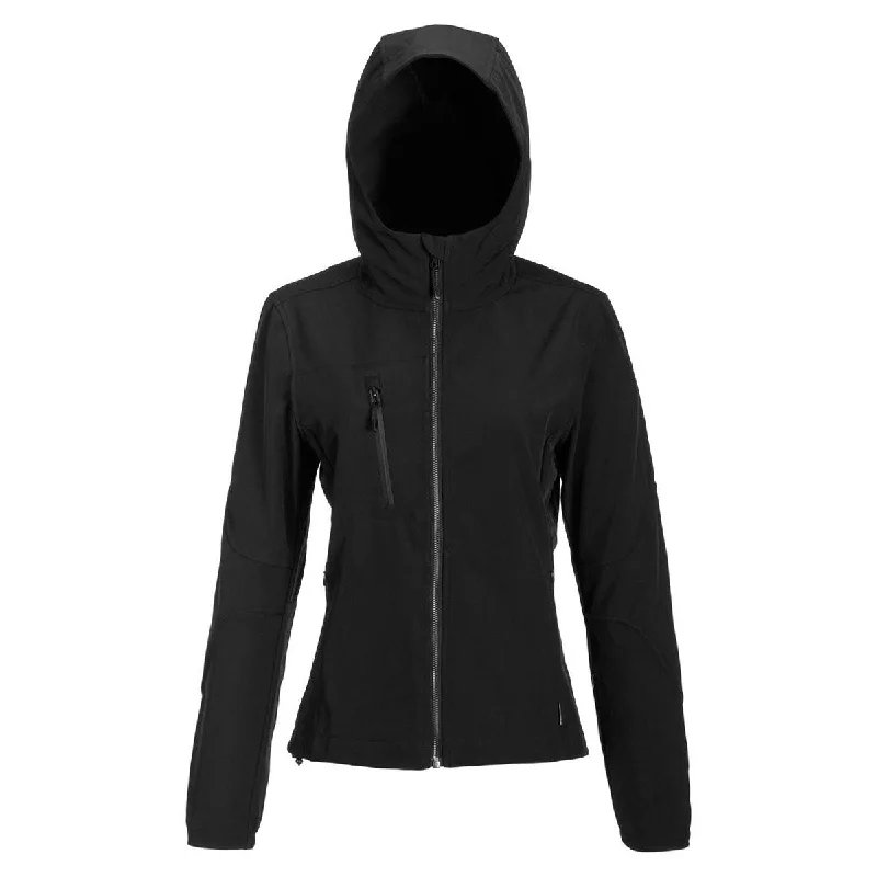 Landway Women's Black Kepler Jacket Chenille Fabric Brocade Fabric Lace Fabric