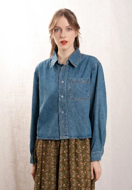 Denim Jacket Sc155 Blue-Jeans Faux Fur Jacket Real Fur Jacket Shearling Jacket