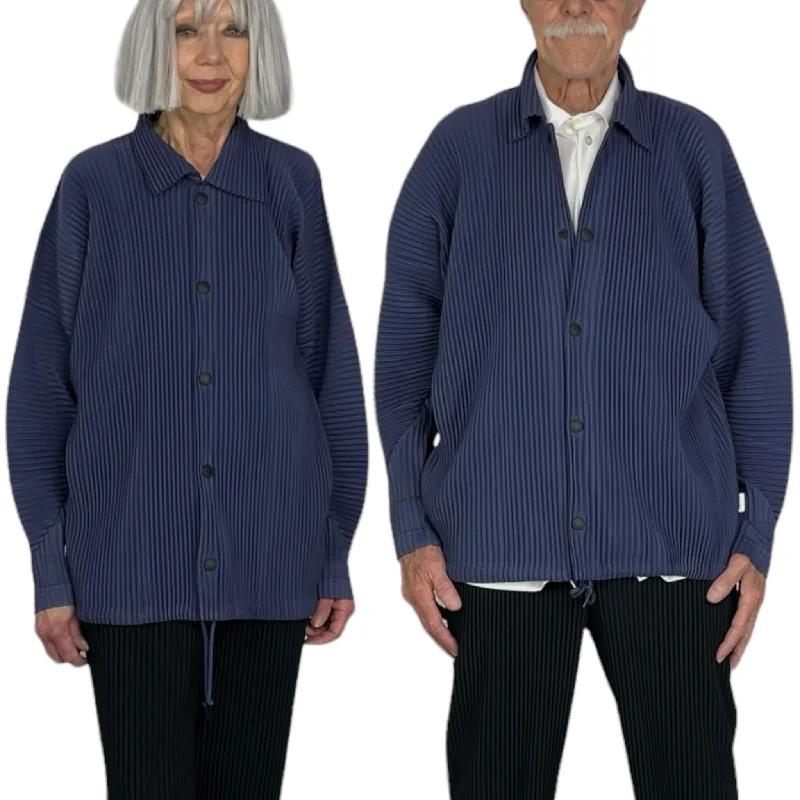 MC FEBRUARY BUTTON JACKET Front Pockets Side Pockets Patch Pockets