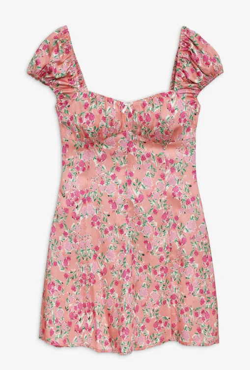 For Love & Lemons Antonia Mini Dress Comfortable Zip-Up Mini Dress