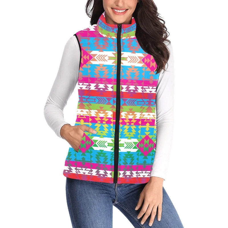 Grand Entry Women's Padded Vest Jacket Lace Jacket Ribbed Jacket Sequined Jacket