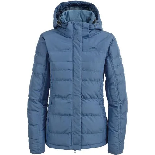 Trespass Jado Padded Jacket Denim Fabric Leather Fabric Suede Fabric
