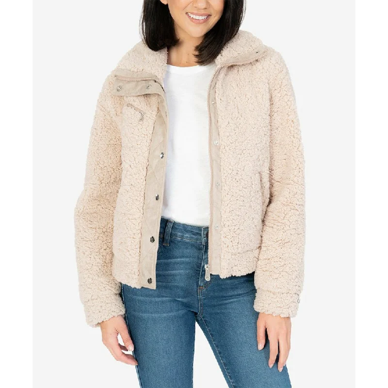 Maika Fuzzy Jacket Bomber Jacket Anorak Windbreaker