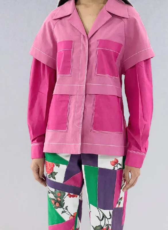 Metro Short Jacket Zip Front Button Front Snap Front