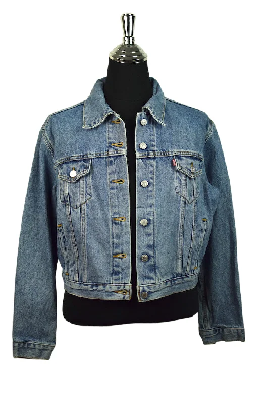 Ladies Levis Strauss Denim Jacket Denim Jacket Leather Jacket Suede Jacket