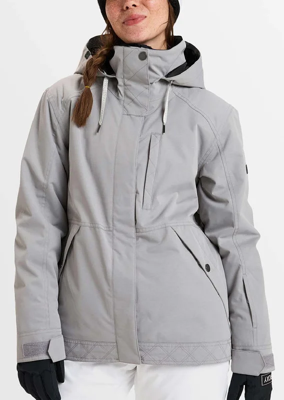 Roxy Women's Billie Jacket Toggled Jacket Drawstring Jacket Belted Jacket