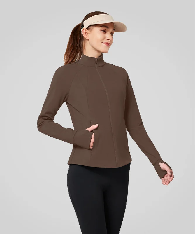 Shift Slim Fit Fleece Lined Athflow Jacket| Women's Sports Jacket Tiered Jacket Buttoned Jacket Zippered Jacket
