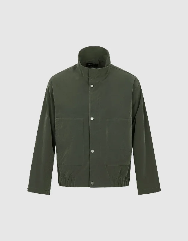 Stand Collar Straight Jacket Chenille Jacket Brocade Jacket Lace Jacket