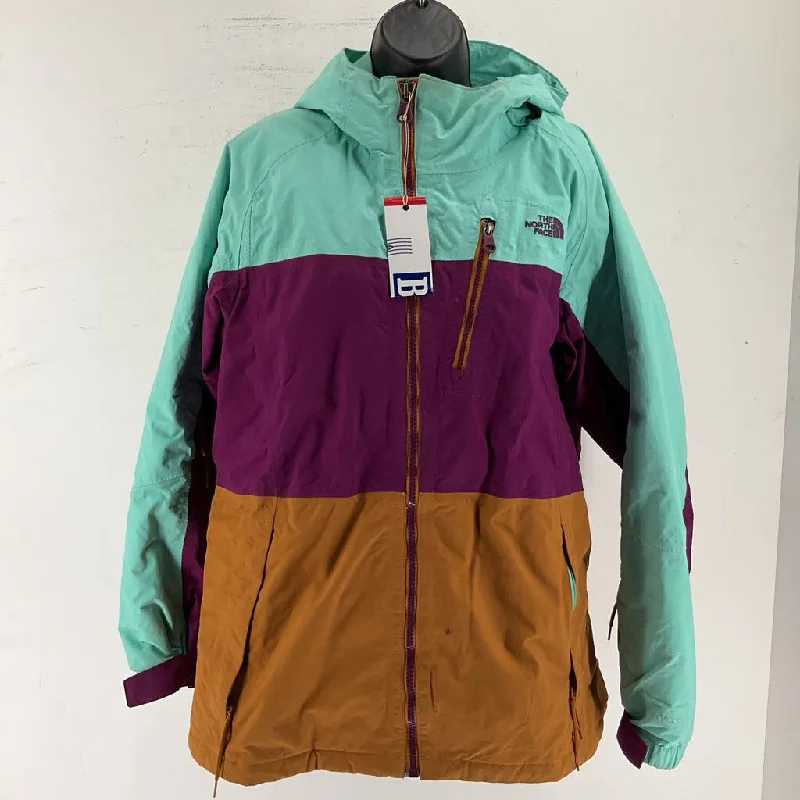 The North Face Women's Insulated Ski Jacket Welt Pockets Slit Pockets Flap Pockets