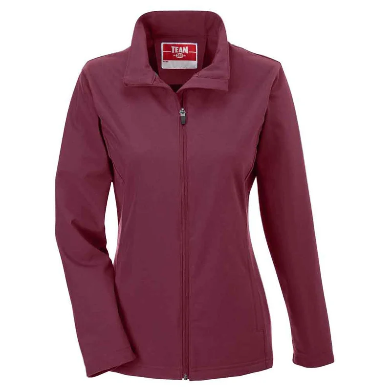 Team 365 Women's Sport Maroon Leader Soft Shell Jacket Striped Jacket Polka Dot Jacket Floral Jacket Team 365 Women's Sport Maroon Leader Soft Shell Jacket Striped Jacket Polka Dot Jacket Floral Jacket