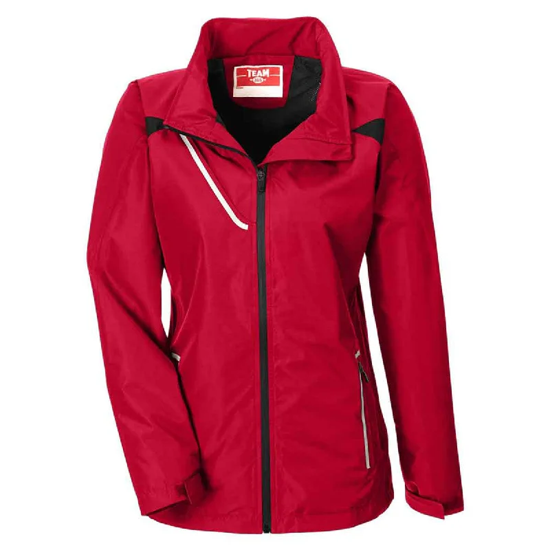 Team 365 Women's Sport Red Dominator Waterproof Jacket Herringbone Jacket Checkered Jacket Solid Jacket Team 365 Women's Sport Red Dominator Waterproof Jacket Herringbone Jacket Checkered Jacket Solid Jacket