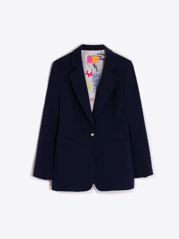 Vilagallo Marino Stretch Sophia Terciopelo Jacket Knit Jacket Woven Jacket Fleece Jacket