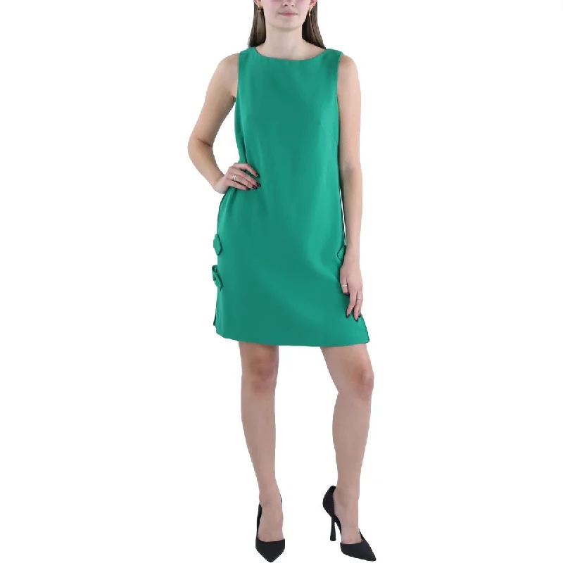 Vince Camuto Womens Sleeveless Short Mini Dress Classic Black Mini Dress
