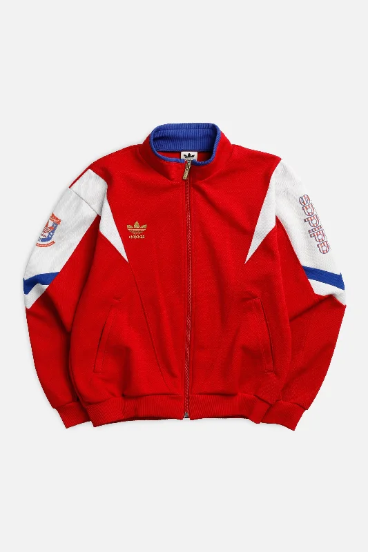 Vintage Adidas Track Jacket - Women's XS Ribbed Jacket Pleated Jacket Ruffled Jacket Vintage Adidas Track Jacket - Women's XS Ribbed Jacket Pleated Jacket Ruffled Jacket