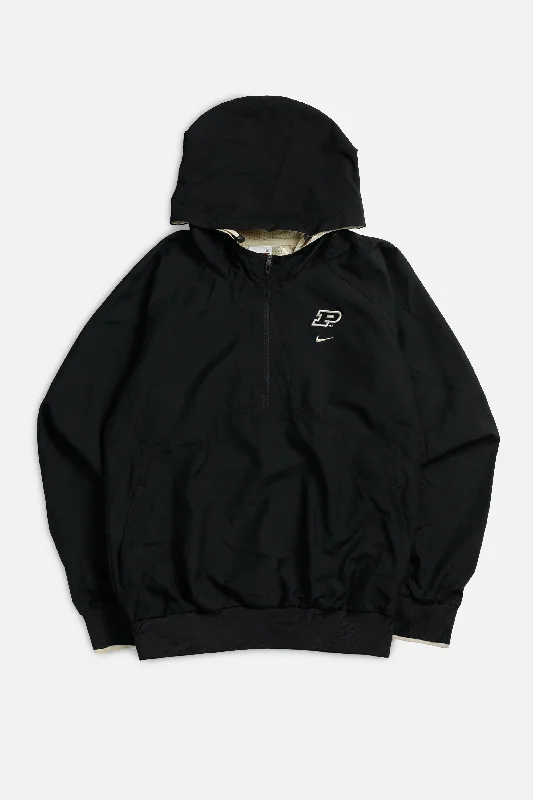 Vintage Nike Purdue Pullover Windbreaker Jacket - Women's S Knit Fabric Woven Fabric Fleece Fabric Vintage Nike Purdue Pullover Windbreaker Jacket - Women's S Knit Fabric Woven Fabric Fleece Fabric