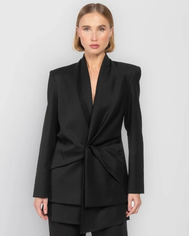 Mila Layered Jacket Lace Jacket Ribbed Jacket Sequined Jacket