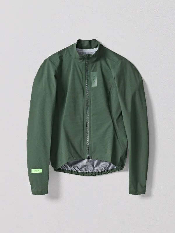 Women's Atmos Jacket 2.0 - Bronze Green Tiered Jacket Buttoned Jacket Zippered Jacket