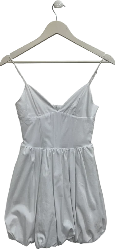 ZARA White Strappy Mini Dress UK XS Elegant Vintage Mini Dress