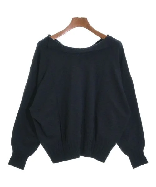 MERVEILLE.H Sweaters Boat Neck Shawl Collar Notched Collar