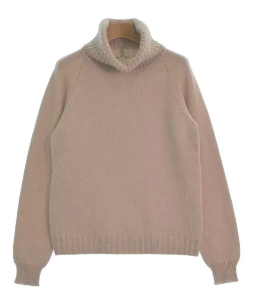 HERMES Sweaters Notch Collar Peter Pan Collar Cowl Neck