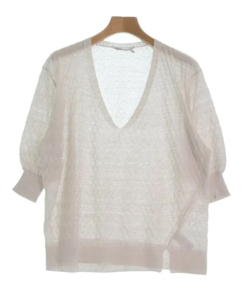 AGNONA Sweaters Beaded Sweater Sequined Faux Fur