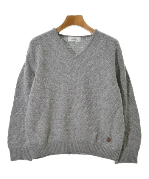 MORABITO Sweaters Houndstooth Herringbone Solid