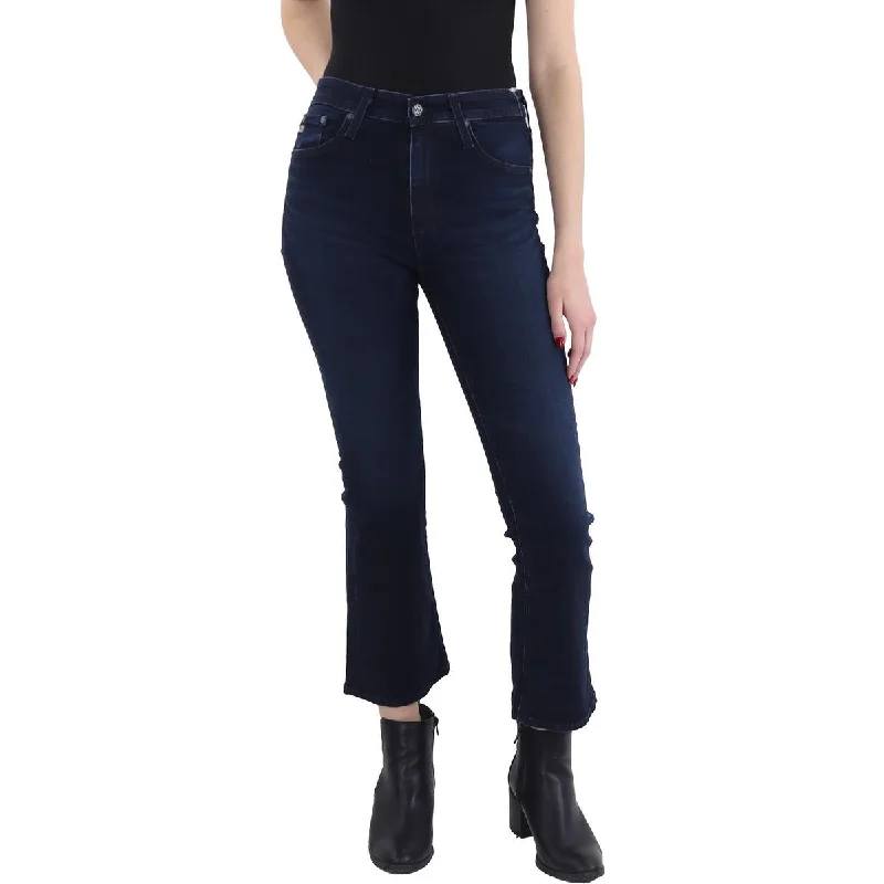 AG Jeans Womens High Rise Cropped Bootcut Jeans Trendy Low-Rise Bootcut Jeans