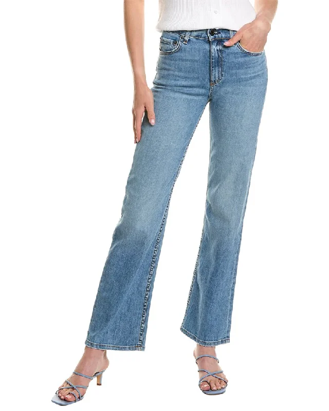 ASKK NY High-Rise Jardin Straight Jean Trendy Colored Denim Jeans