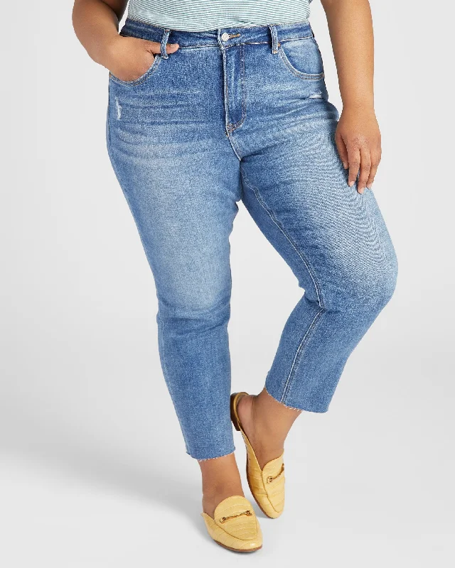 Plus Size High Rise Skinny Jeans Fashionable Jeggings Style Jeans