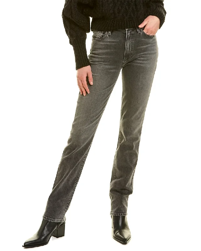 Le Jean Sabine Farrah Wash High-Rise Slim Jean Stylish Cargo Style Jeans