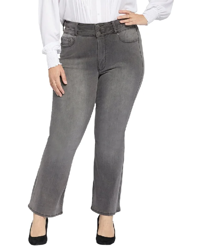 Nydj Plus Ava High-Rise Flare Jean Trendy Low-Rise Slim Jeans