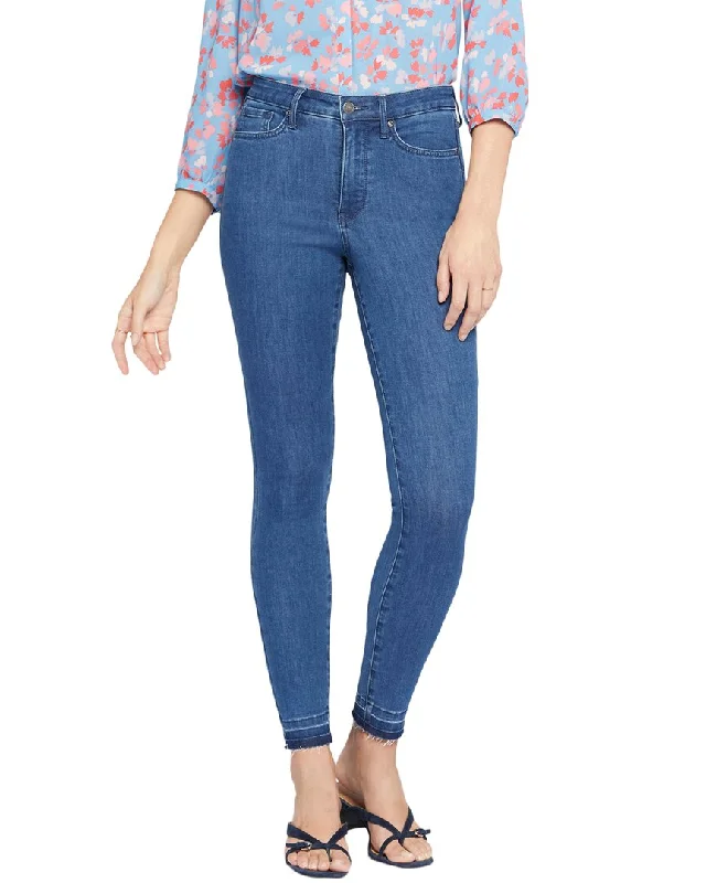 Nydj High-Rise Ami Skinny Released Hem Jean Cozy Relaxed Fit Jeans