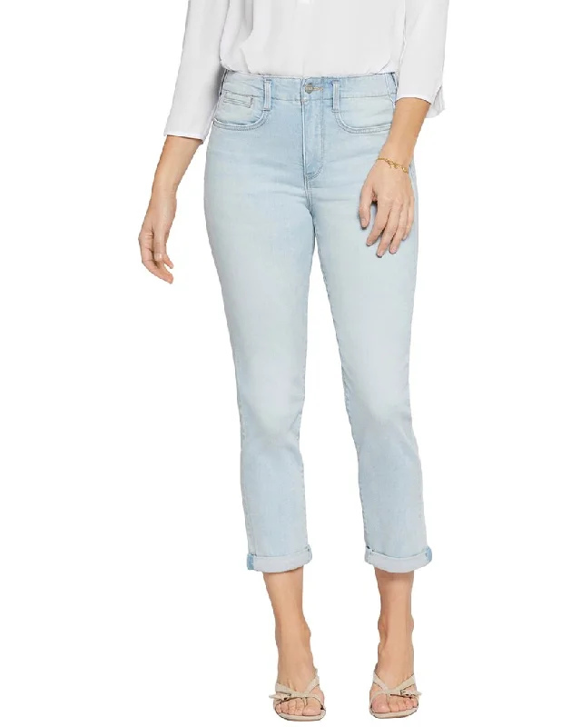 Nydj High-Rise Hollywood Brightside Girlfriend Jean Trendy Low-Rise Bootcut Jeans