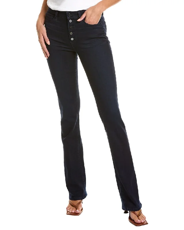 Paige Hourglass Moody High-Rise Bootcut Jean Fashionable Cropped Denim Jeans