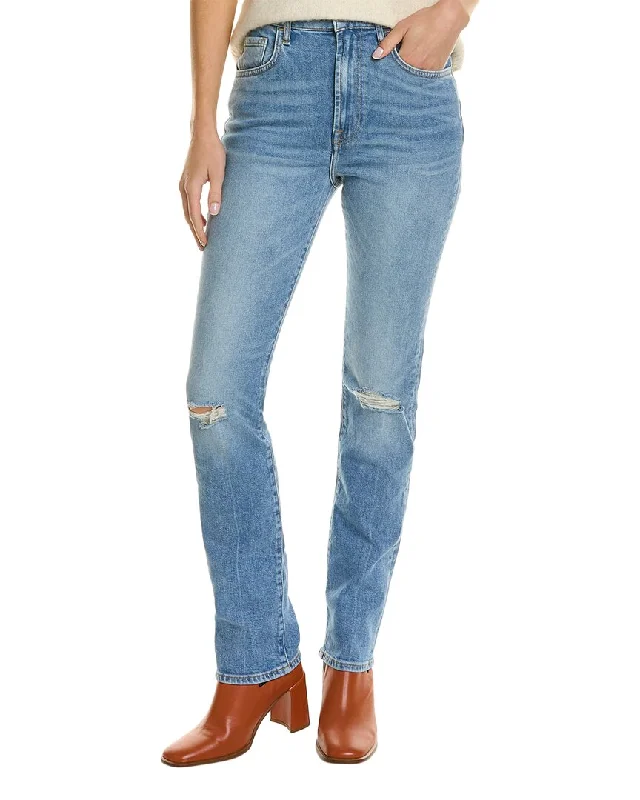 7 For All Mankind Easy Chamberlain Slim Jean Trendy Cut-Off Denim Shorts