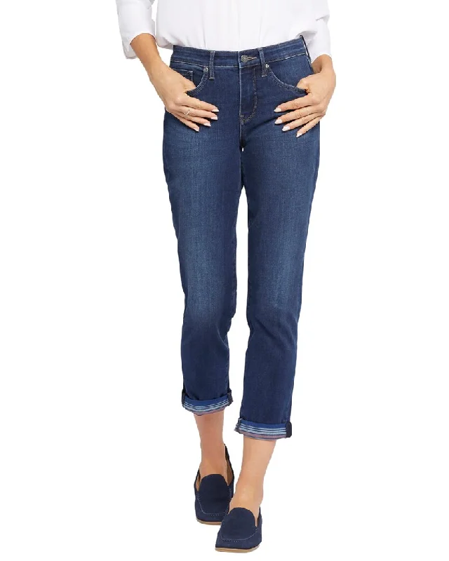 Nydj Margot Blue Moon Girlfriend Jean Stylish High-Rise Mom Jeans