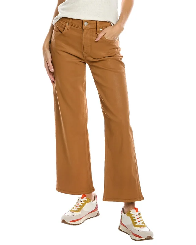 Hudson Jeans Tobacco High-Rise Wide Leg Jean Trendy Skinny High-Waist Jeans