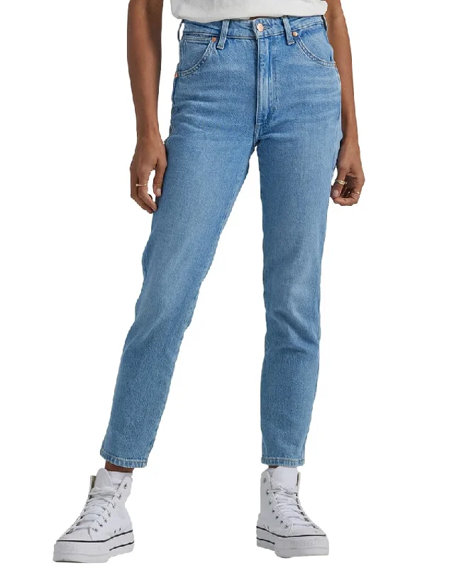 Wrangler Walker Supertubes Slim Straight Jean Elegant Wide-Leg Jeans
