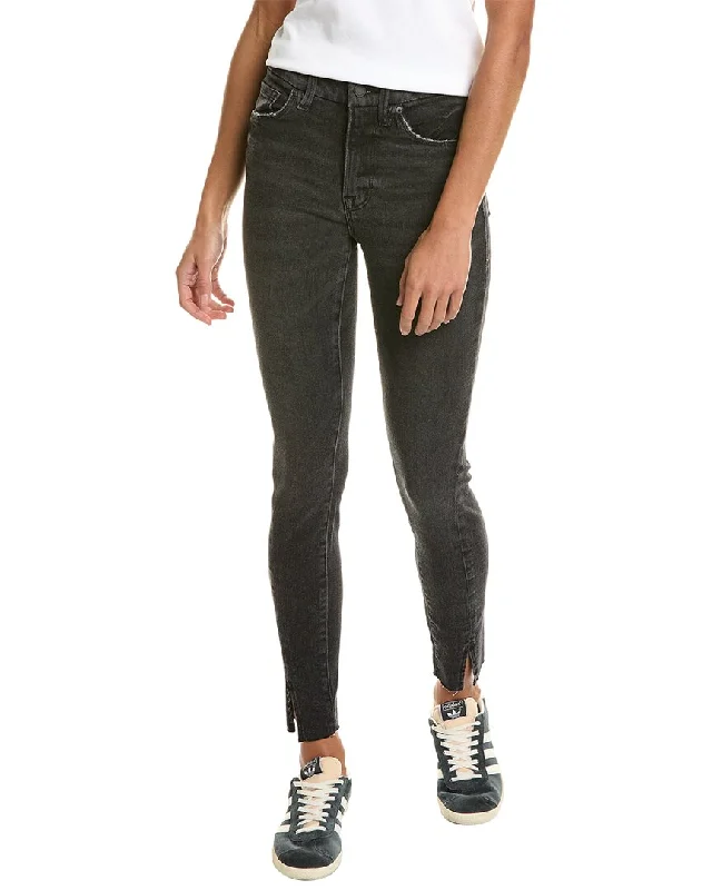 Good American Good Legs Black Skinny Jean Trendy Bootcut High-Waisted Jeans