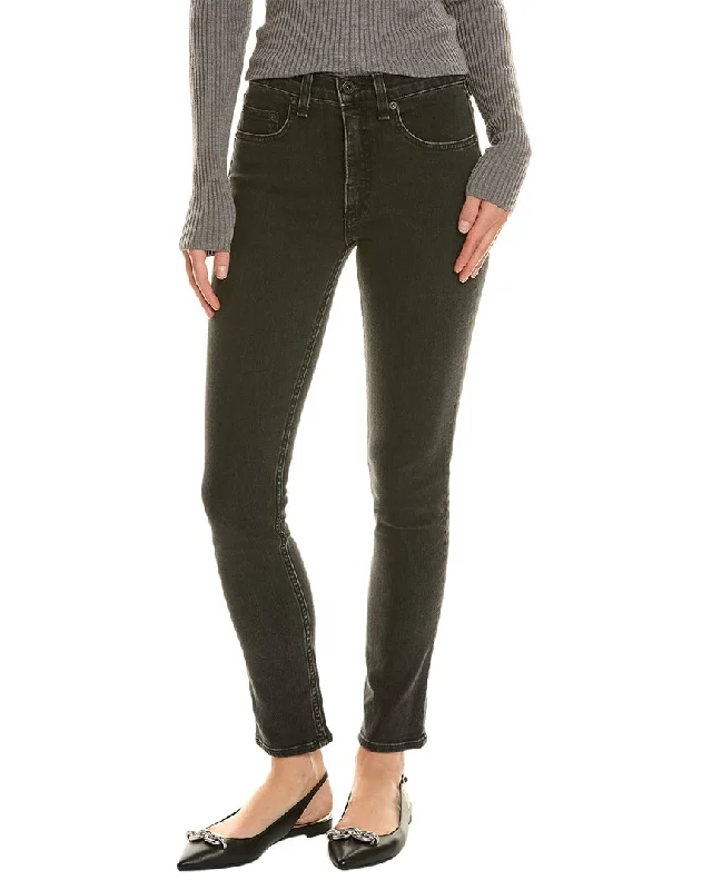 Askk Ny Stone Mid Rise Skinny- Stone Jean Fashionable Slim Fit Jeans