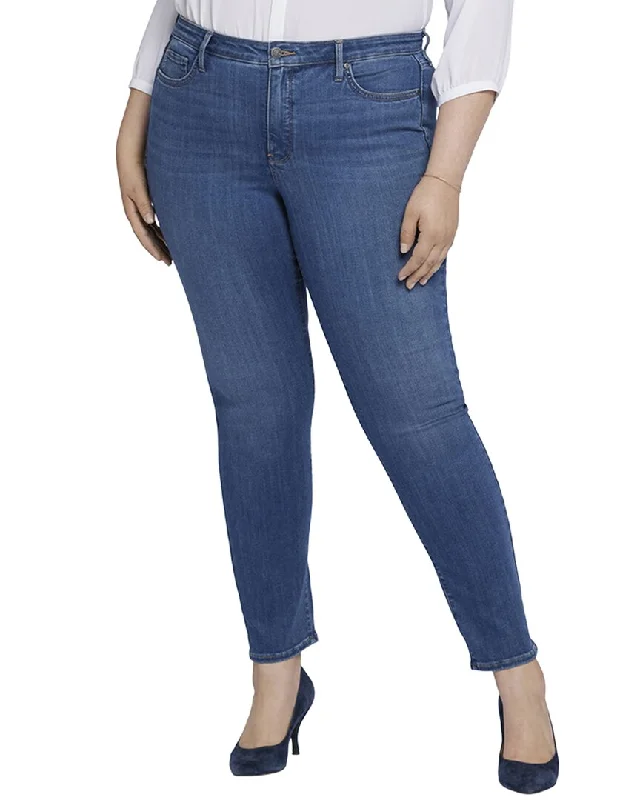 Nydj Plus Sheri Rockford Slim Jean Classic Button Fly Jeans