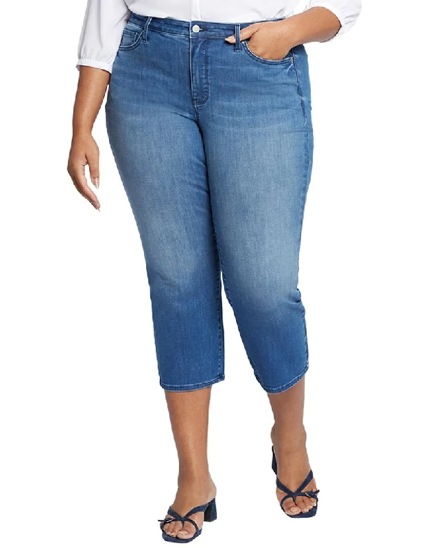 Nydj Plus Piper Melody Relaxed Crop Jean Cozy Relaxed Fit Jeans