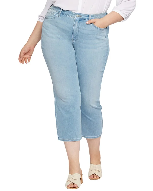 Nydj Plus Piper Poetry Relaxed Crop Jean Stylish Plus Size Denim Jeans