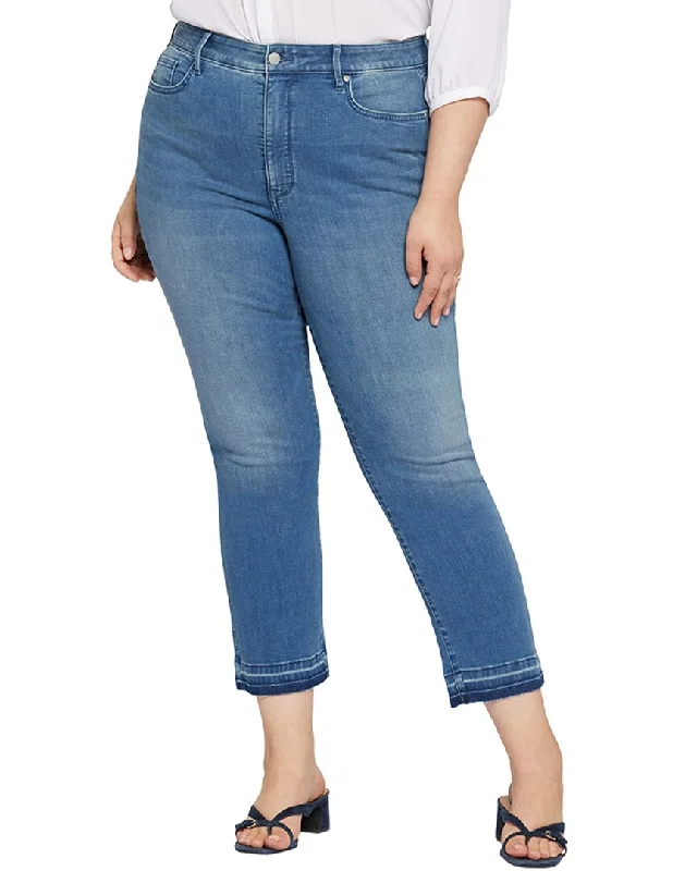 Nydj Plus Marilyn Stunning High-Rise Ankle Jean Chic Dark-Wash Skinny Jeans