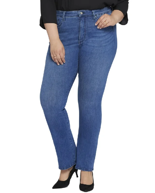 Nydj Plus Seamless Amour Bootcut Jean Chic Ripped Jeans