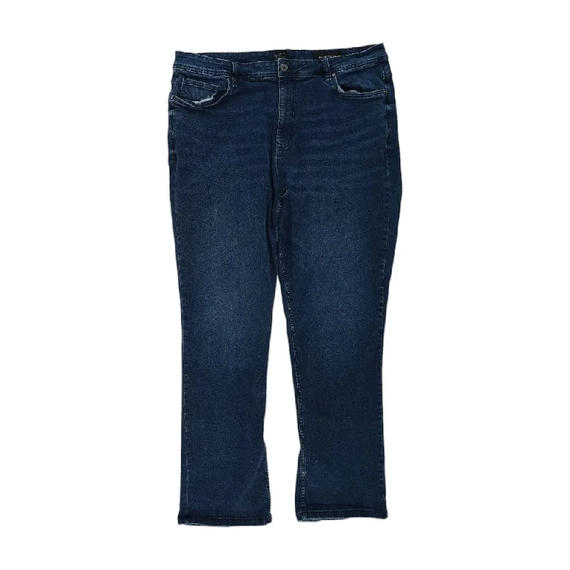 Blue Solid Jeans Elegant Bootcut Fit Jeans